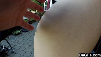 outdoor 08:34 christening the balcony with an outdoor bj teen
